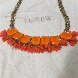 J. Crew orange necklace